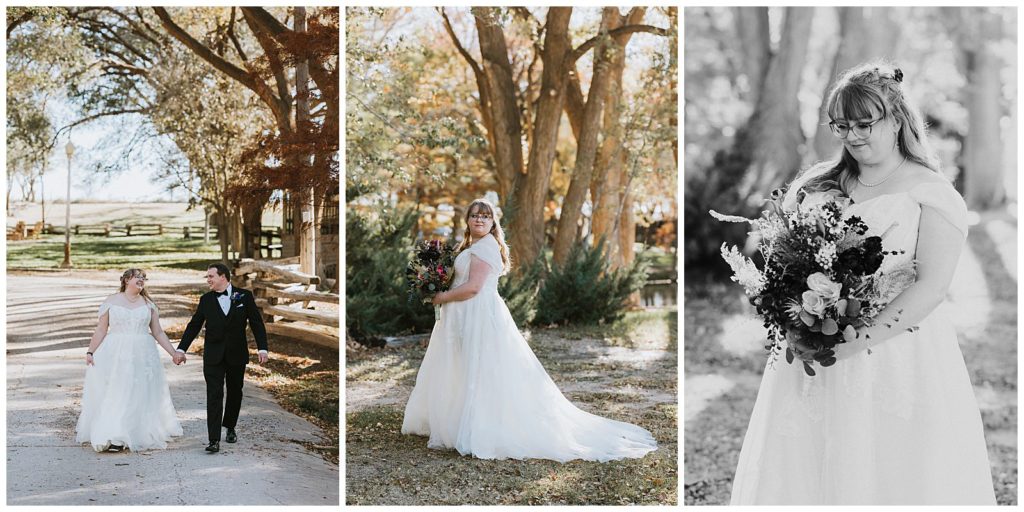 cute couple at spirit ranch getting married