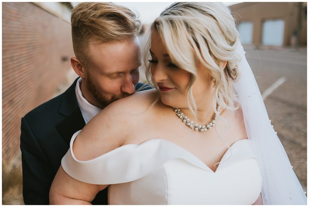 couples portraits at the watson building