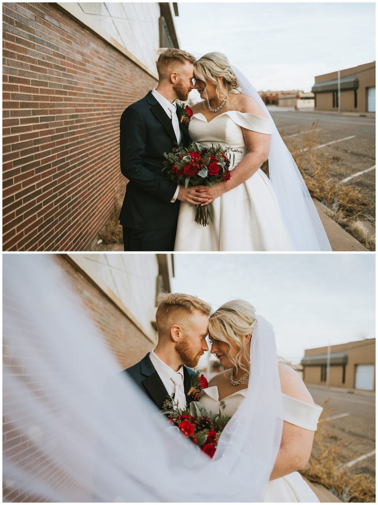 couples portraits in downtown lubbock