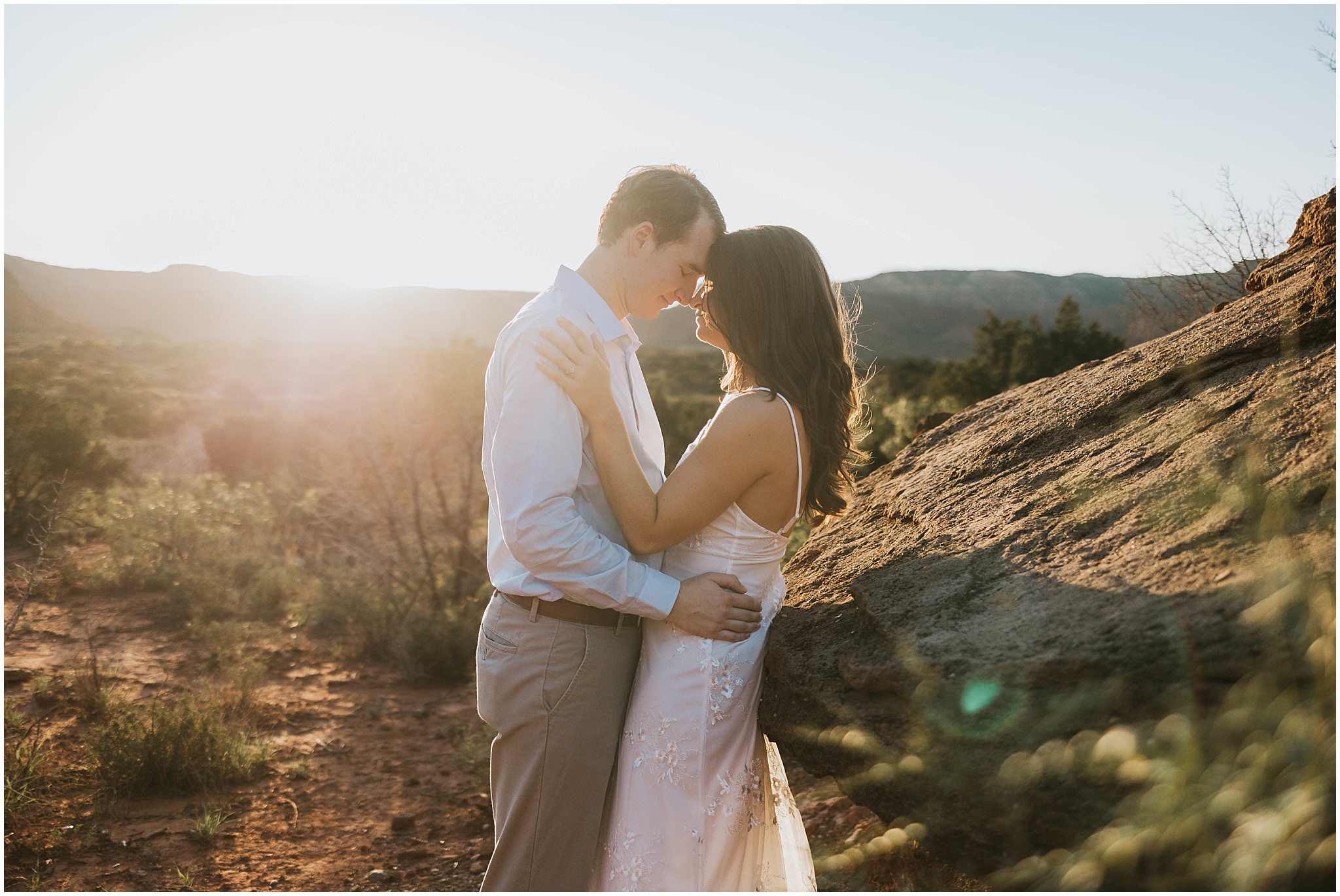 engagement session at caprock canyons